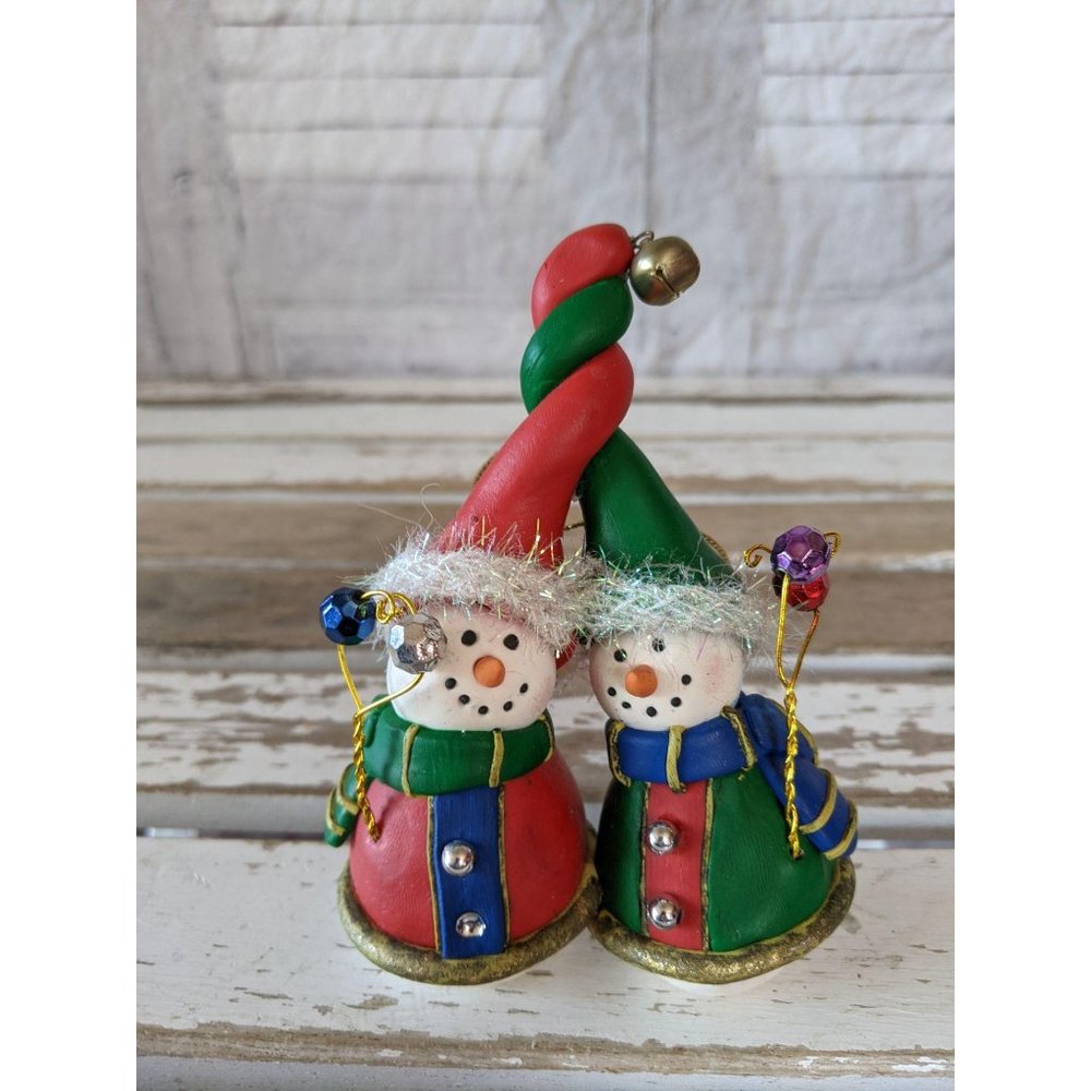 Snowman buddies‎ tangled Christmas holiday tree orn